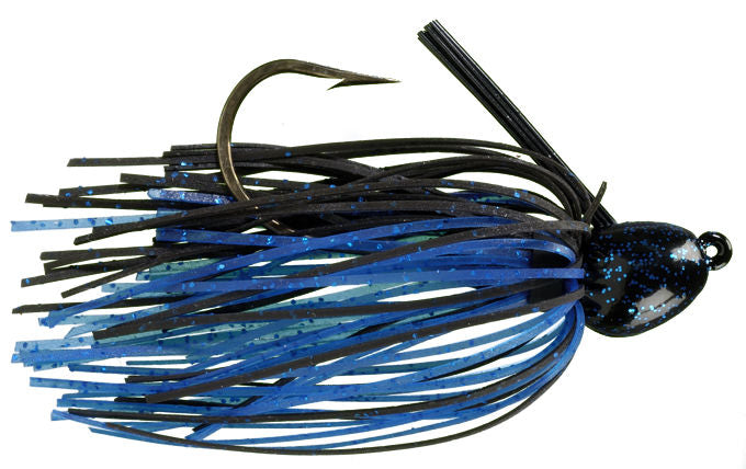 Strike King Bitsy Bug Mini Jig Black/Blue