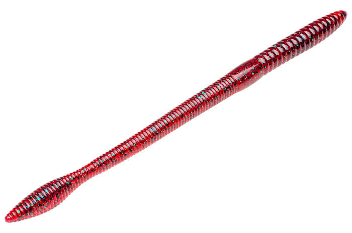 Strike King KVD 10" Bull Worm Red Bug