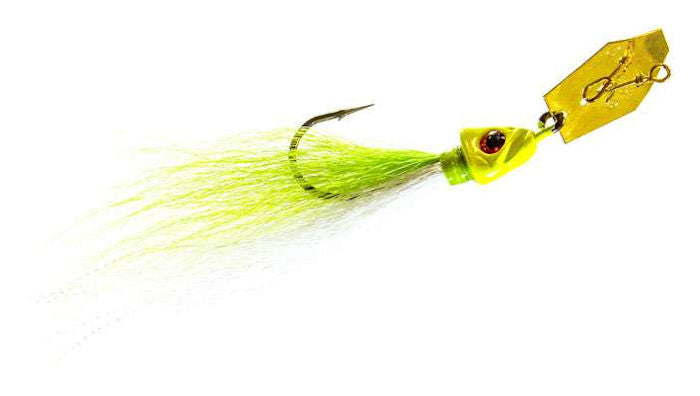 Z-Man ChatterBait Bucktail_Chartreuse White