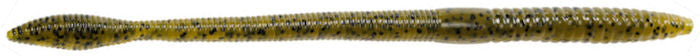 Strike King Perfect Plastic Finesse Worm Green Pumpkin