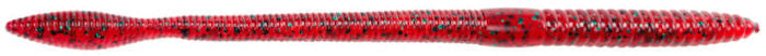 Strike King Perfect Plastic Finesse Worm Red Bug