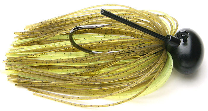 Keitech Model II Tungsten Football Jig Green Pumpkin Chartreuse