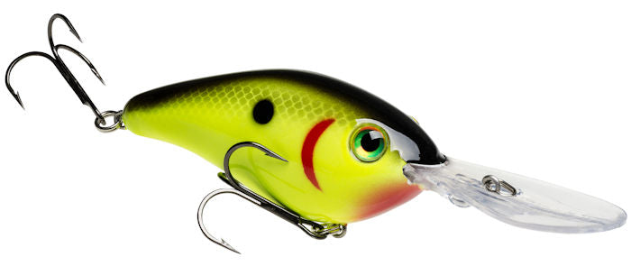 Strike King Pro-Model 6XD Black Back Chartreuse