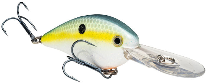 Strike King KVD 1.5 Flat Side Chartreuse Sexy Shad