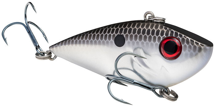 Strike King Red Eyed Shad Chrome Black