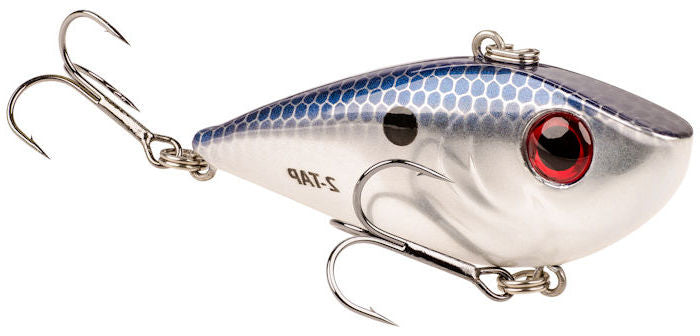 Strike King Red Eyed Shad 2-Tap Chrome Blue