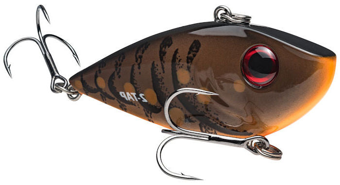 Strike King Red Eyed Shad 2-Tap Brown Craw