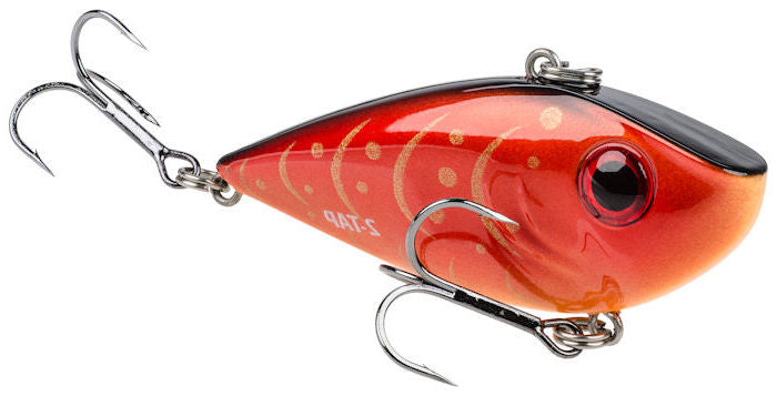 Strike King Red Eyed Shad 2-Tap Rayburn Red