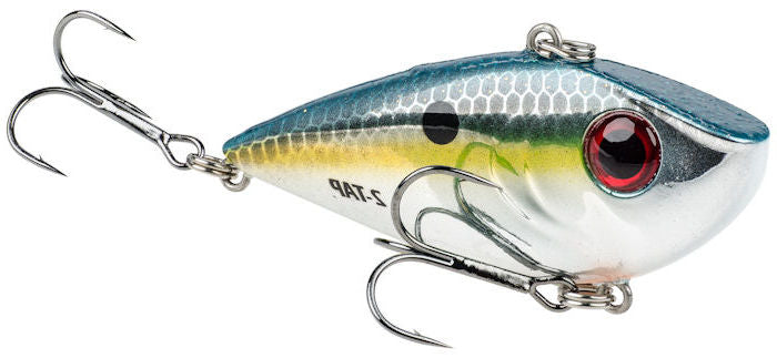 Strike King Red Eyed Shad 2-Tap Chrome Sexy Shad