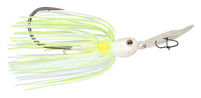 Strike King Thunder Cricket Vibrating Jig_Chartreuse Blue Glimmer